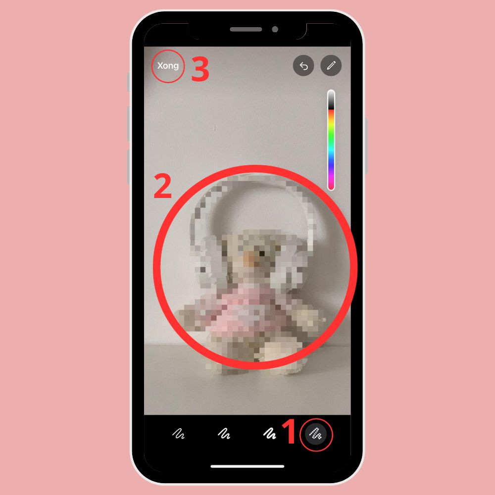 Chọn hình thức làm mờ và che các chi tiết cần che. Chọn hình thức làm mờ và che các chi tiết cần che.