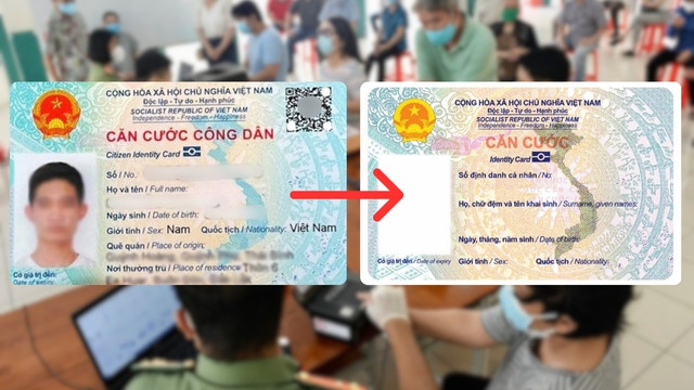 Từ 1/7/2024, thẻ Căn cước công dân gắn chip sẽ đổi sang mẫu thẻ Căn cước mới. (Ảnh minh hoạ từ Internet)