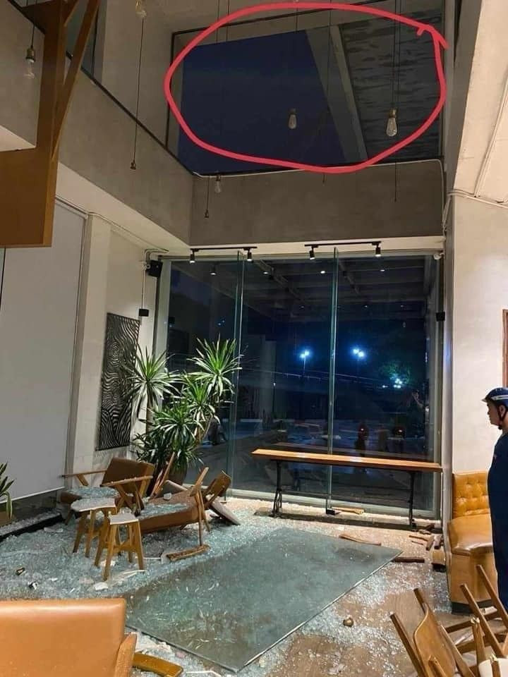 Hiện trường xảy ra vụ việc.