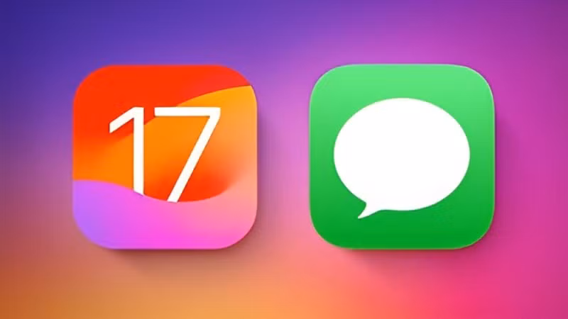 Trong ứng dụng Messages, bạn có thể nhấn và giữ nút "+" để mở trình chọn ảnh.