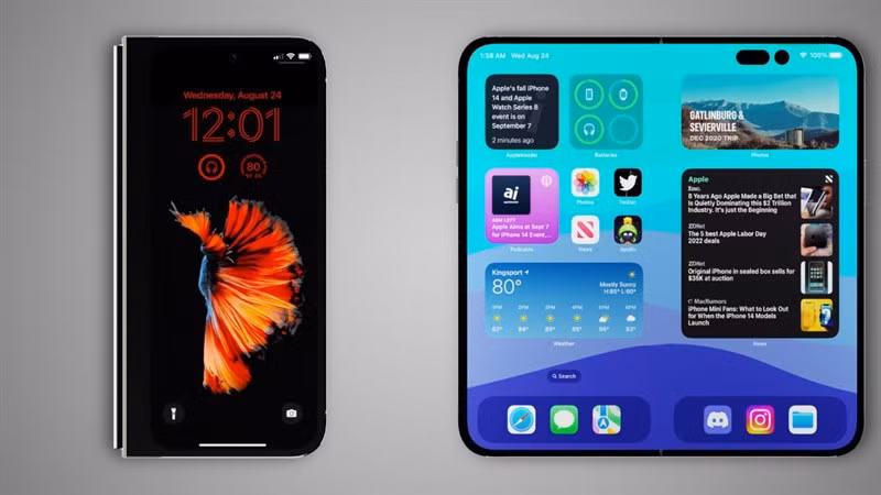 iPhone gập sẽ được bảo vệ tốt hơn nhờ công nghệ này. (Ảnh: Apple Insider)