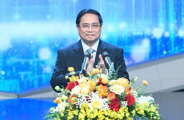Thủ tướng Chính phủ Phạm Minh Chính phát biểu tại lễ trao giải.