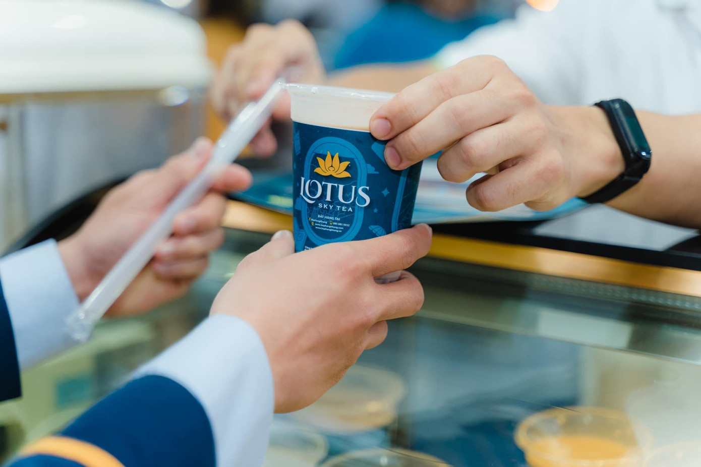 (Ảnh: Fanpage Trà sữa trân châu Lotus Sky Tea) (Ảnh: Fanpage Trà sữa trân châu Lotus Sky Tea)