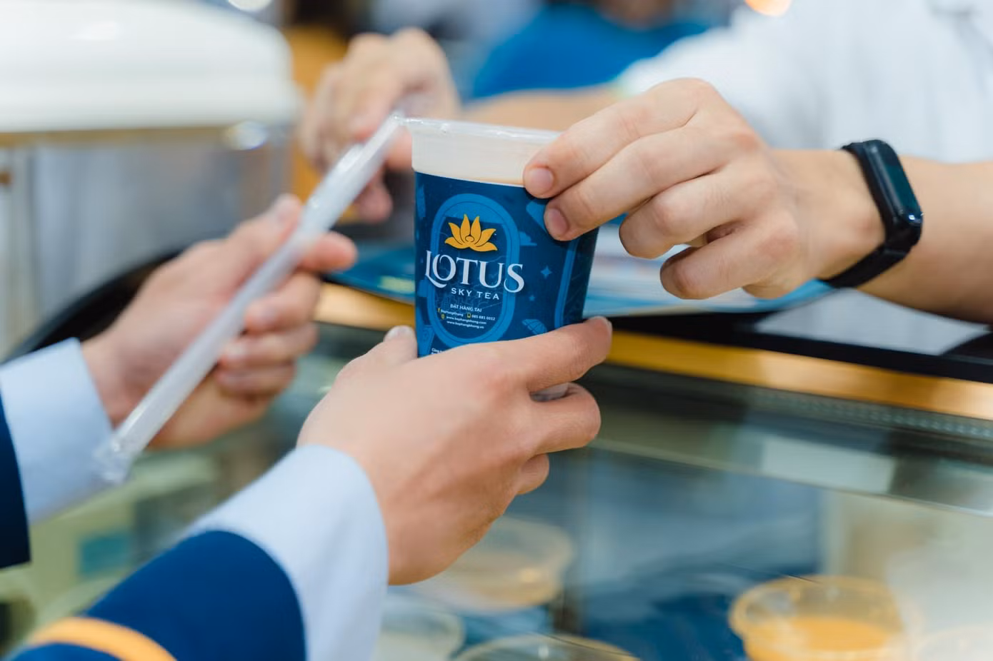 (Ảnh: Fanpage Trà sữa trân châu Lotus Sky Tea)