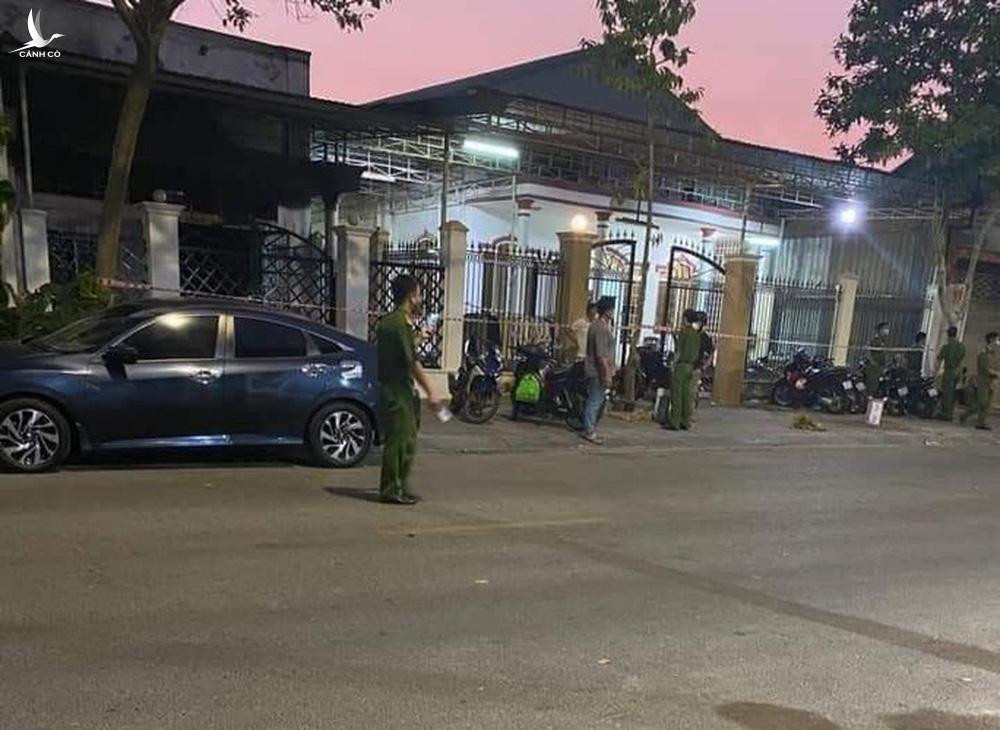 Hiện trường nơi xảy ra vụ án. Hiện trường nơi xảy ra vụ án.