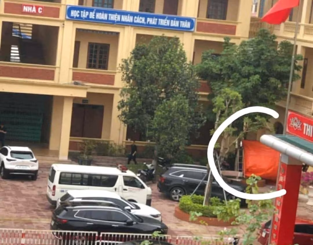 Khu vực hiện trường xảy ra sự việc.