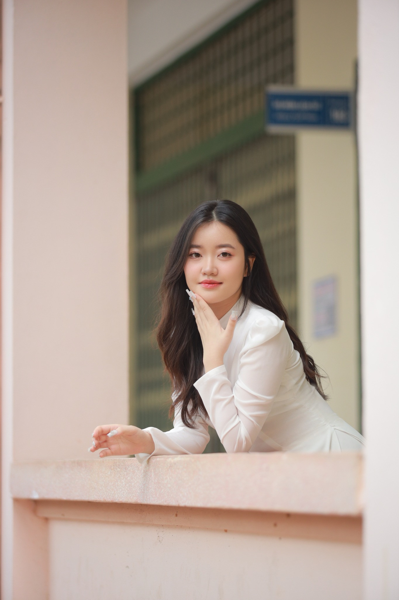 Quỳnh Anh (đến từ Lào Cai) - thí sinh tham gia thi năng khiếu của Trường Đại học Kiến trúc Hà Nội năm nay. (Ảnh: NVCC) Quỳnh Anh (đến từ Lào Cai) - thí sinh tham gia thi năng khiếu của Trường Đại học Kiến trúc Hà Nội năm nay. (Ảnh: NVCC)