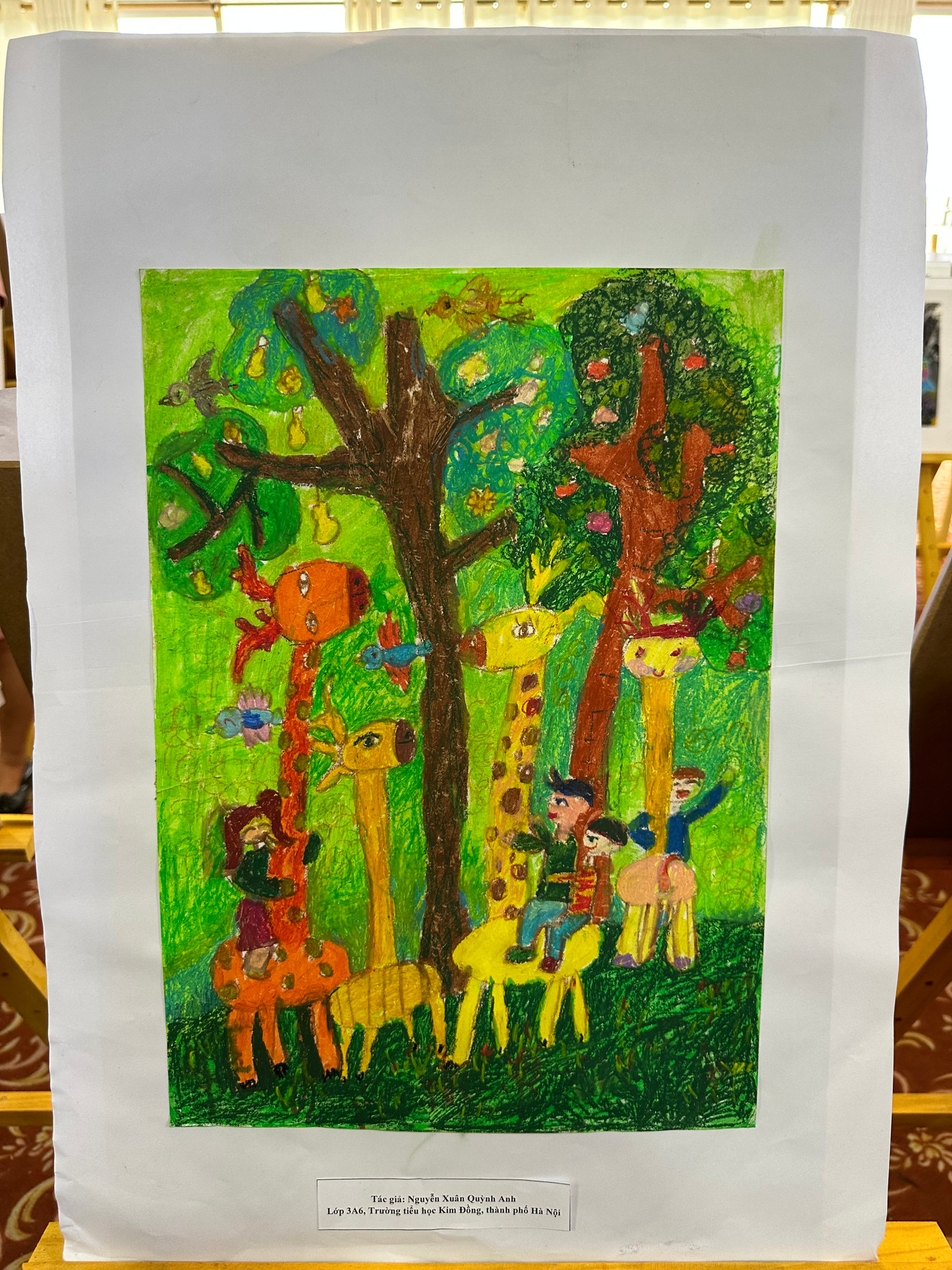 Bức tranh giành giải Nhất cuộc thi năm nay.