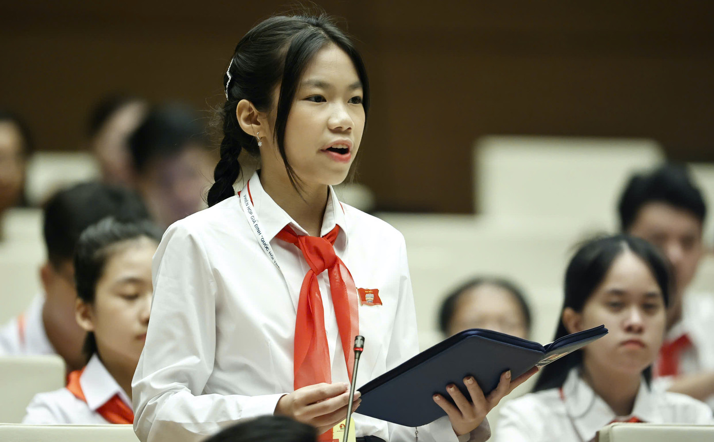 Các "nghị sĩ trẻ" đặt câu hỏi chất vấn "Bộ trưởng trẻ em".