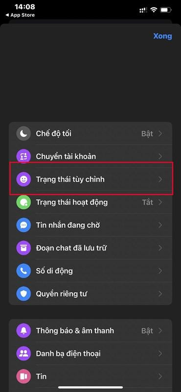 Tính năng mới của Messenger.