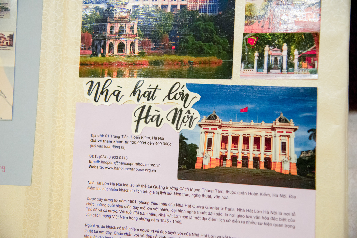 Những trang sách giới thiệu khái quát các địa điểm mang ý nghĩa lịch sử ở quận Hoàn Kiếm. Những trang sách giới thiệu khái quát các địa điểm mang ý nghĩa lịch sử ở quận Hoàn Kiếm.