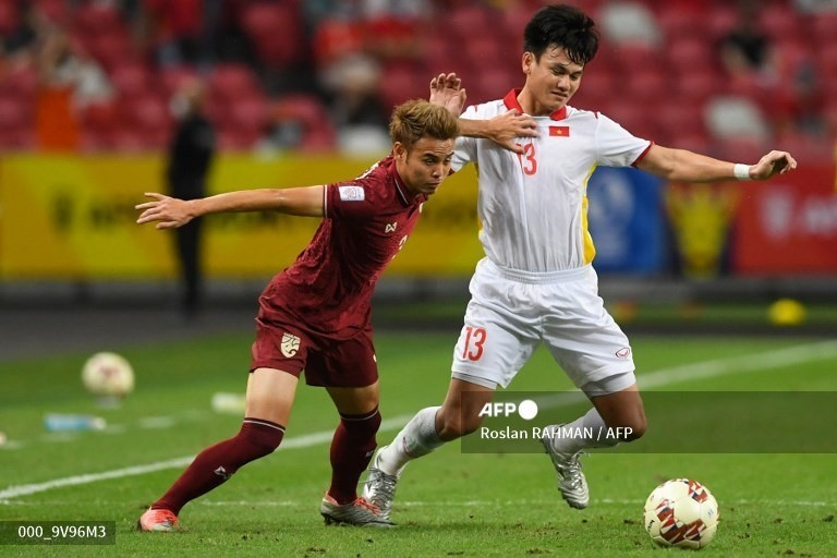 Tuyển Thái Lan luôn là đối thủ khó chơi nhất của tuyển Việt Nam ở đấu trường khu vực. (Ảnh: AFP)