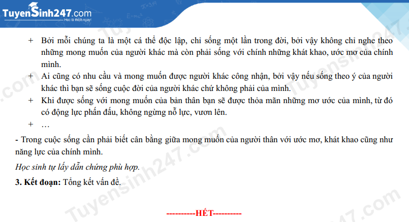 Gợi ý giải đề của Tuyensinh247.com. Gợi ý giải đề của Tuyensinh247.com.