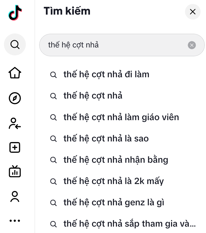 Cụm từ "Thế hệ cợt nhả" trở nên phổ biến trên TikTok thời gian gần đây. Cụm từ "Thế hệ cợt nhả" trở nên phổ biến trên TikTok thời gian gần đây.
