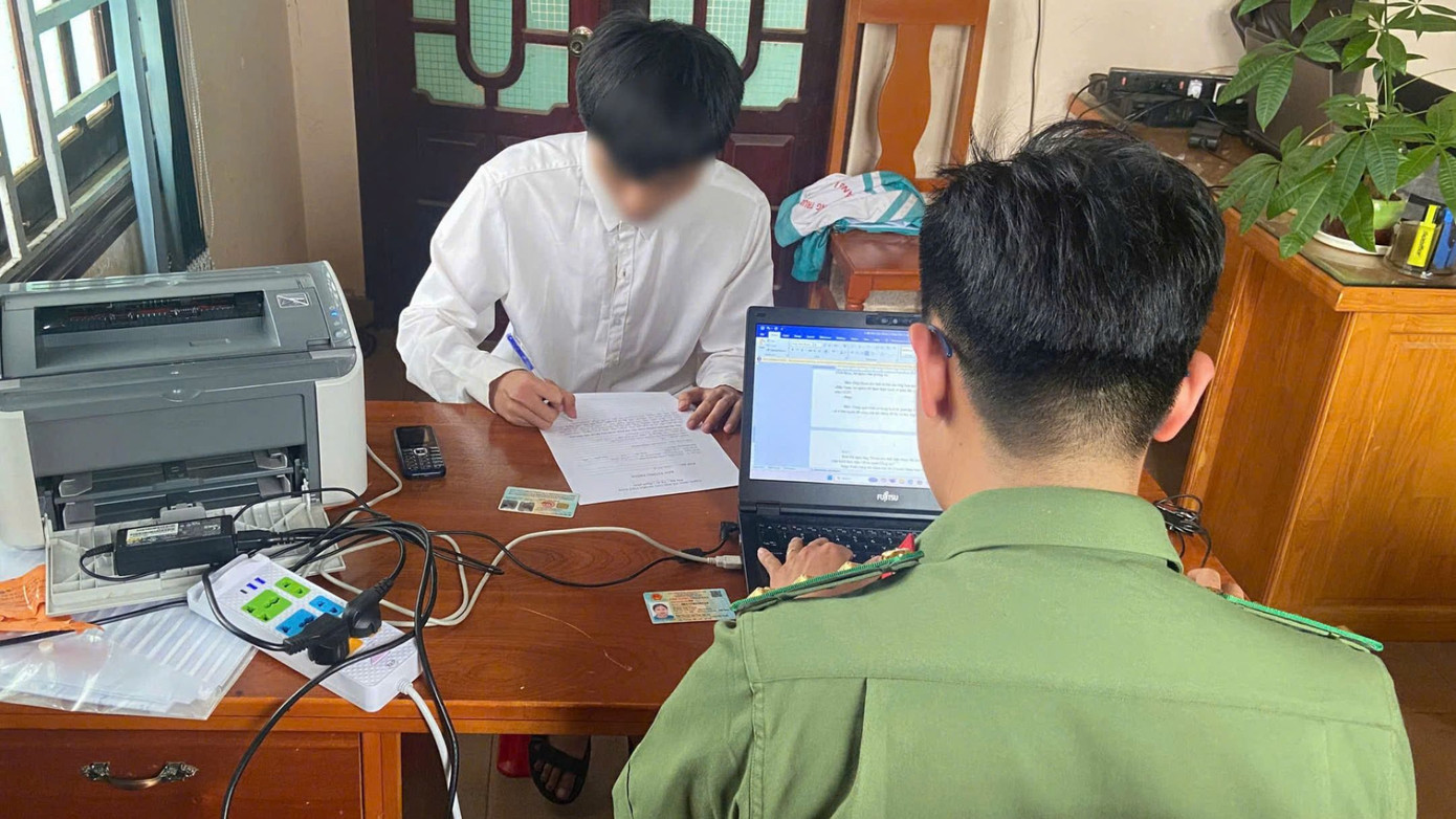 Công an tỉnh Lâm Đồng đã khởi tố vụ án để điều tra hành vi cố ý làm lộ bí mật nhà nước; chiếm đoạt bí mật nhà nước do thí sinh N.P.T.S thực hiện. (Ảnh: Công an tỉnh Lâm Đồng)