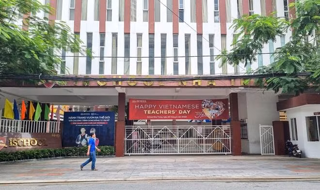 Trường Ischool Nha Trang - nơi xảy ra vụ việc.
