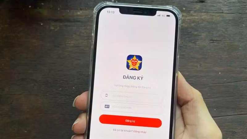 Ứng dụng VNeID.