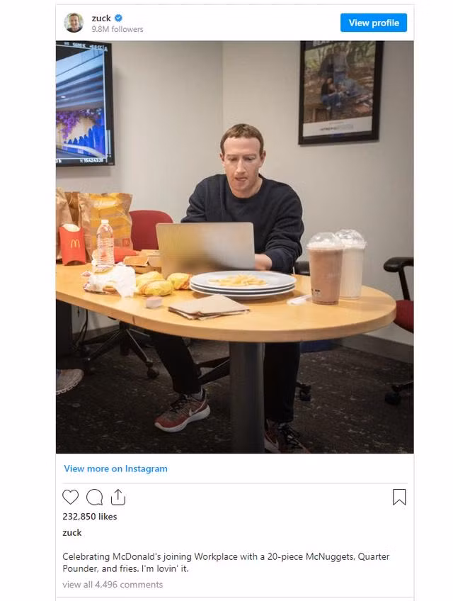 Bài đăng mới nhất của Zuckerberg gây ồn ào Bài đăng mới nhất của Zuckerberg gây ồn ào