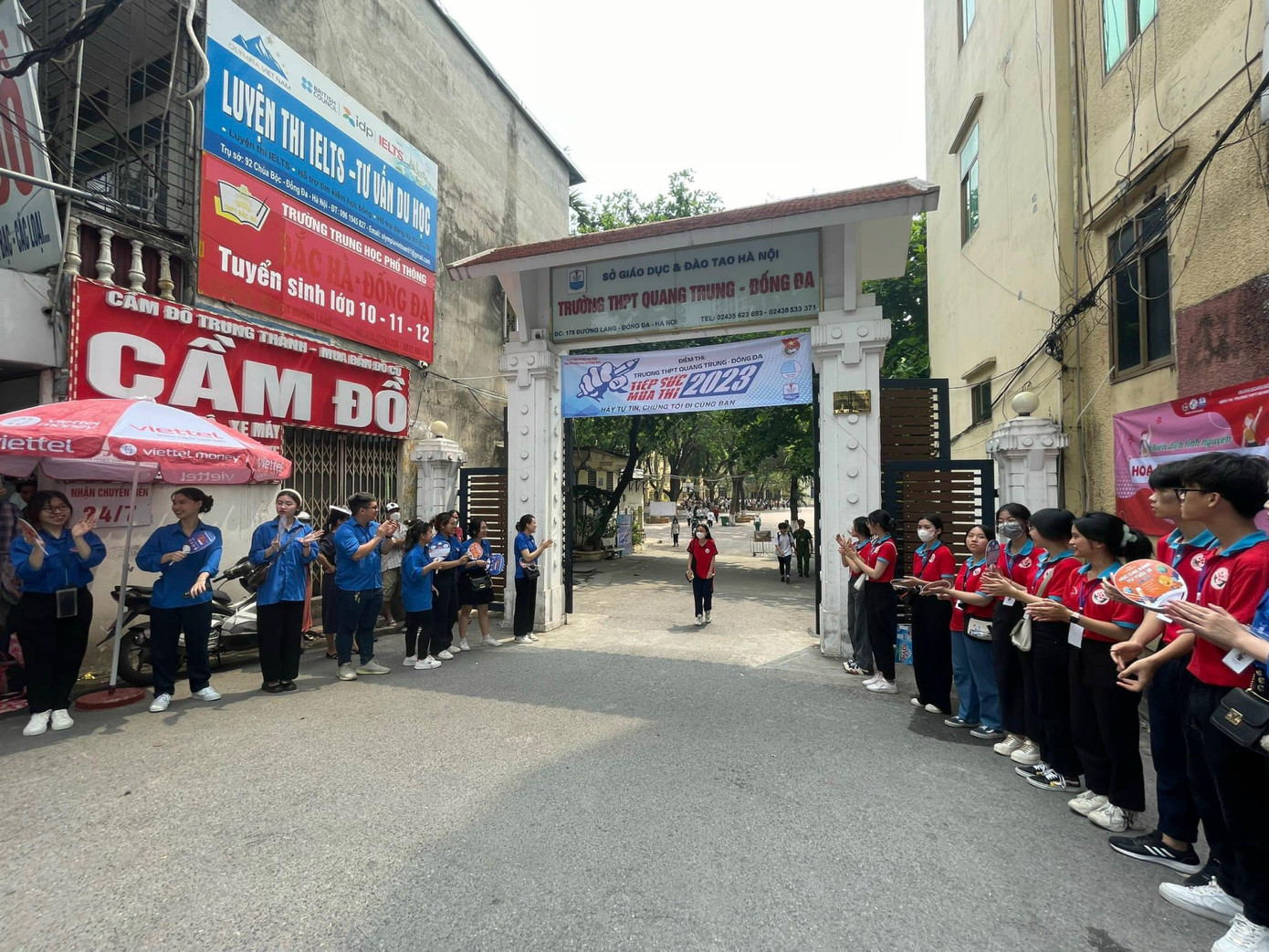 Điểm thi trường THPT Quang Trung - Đống Đa sáng nay 11/6. Điểm thi trường THPT Quang Trung - Đống Đa sáng nay 11/6.