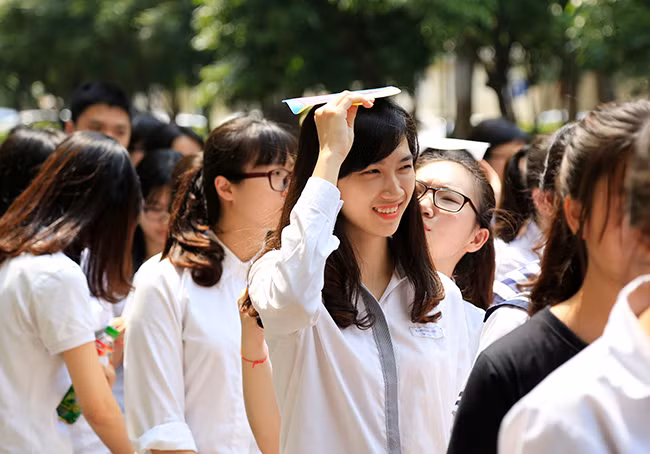 Thí sinh tham dự kỳ thi Đánh giá năng lực năm 2024.