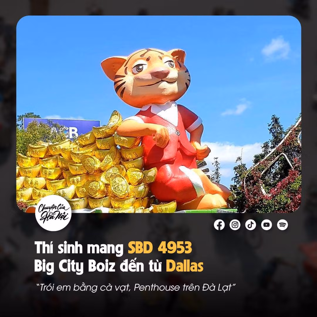 Thí sinh SBD 49 "Big City Boiz" đến từ Đà Lạt: "Trói em bằng cà vạt, Penthouse trên Đà Lạt".