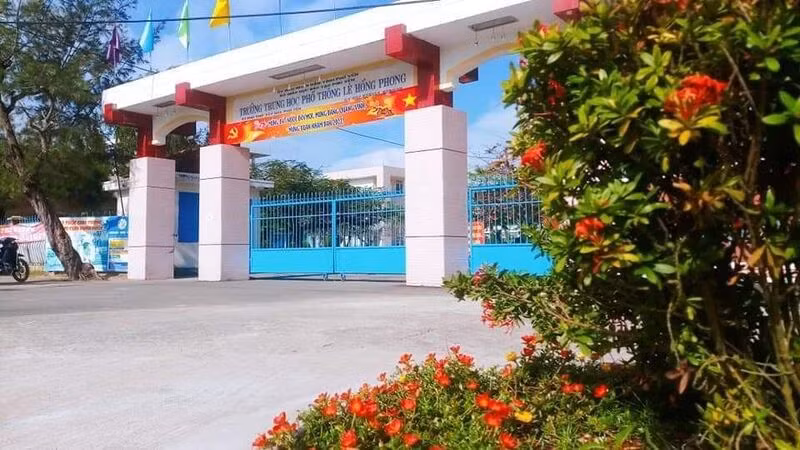 THPT Lê Hồng Phong là ngôi trường mà Trung Kiên đang theo học.