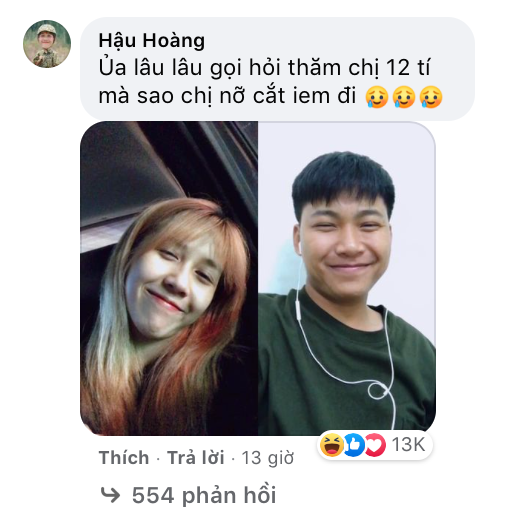 Hậu Hoàng nhanh tay thả ngay chiếc ảnh "full không cắt". Hậu Hoàng nhanh tay thả ngay chiếc ảnh "full không cắt".