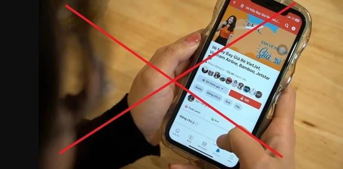 Cảnh giác chiêu trò giả mạo bán vé máy bay Tết 2025 để lừa đảo. (Ảnh minh họa: ITN)