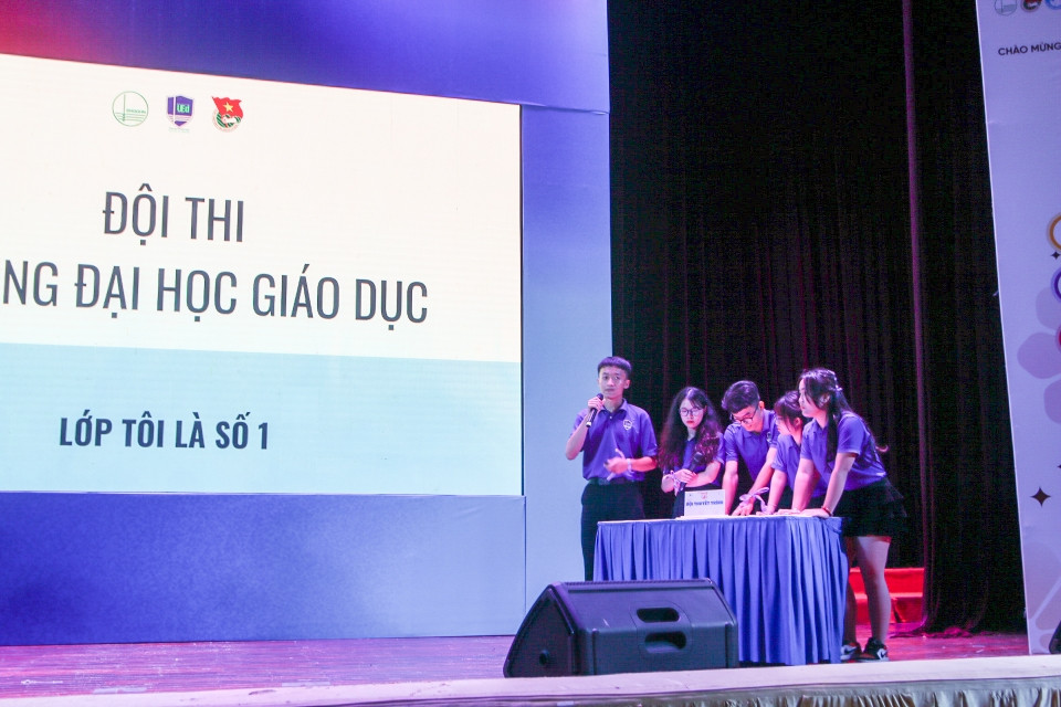 Đội thi trình bày đề án. Đội thi trình bày đề án.