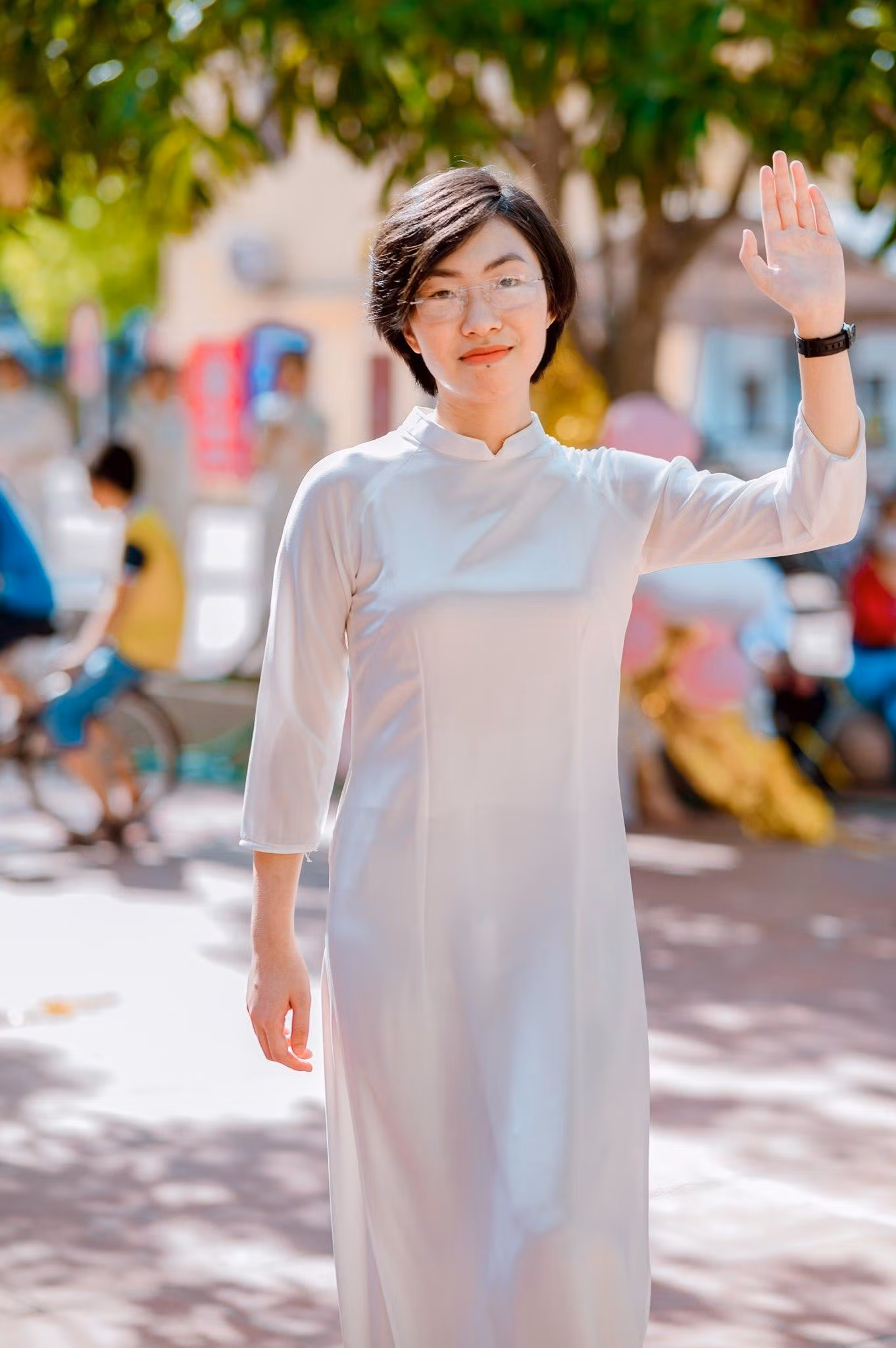 Thu Hằng là nữ sinh trường THPT Kim Sơn A (Ninh Bình).