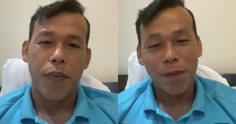 Tấn Trường trong buổi livestream kể chuyện cùng khán giả vào tối qua 17/6. (Ảnh chụp màn hình)