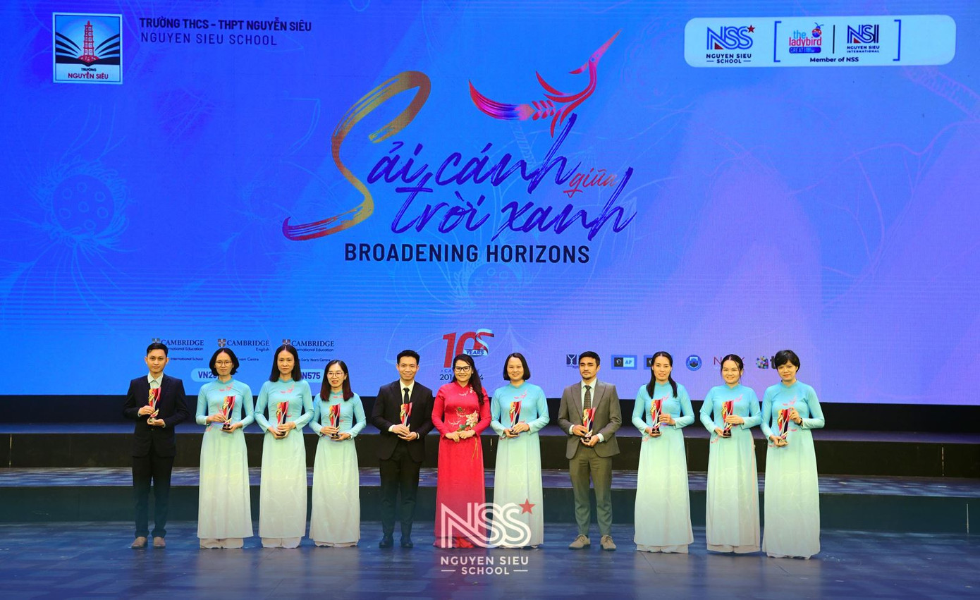 Tri ân những người đặt nền móng cho 10 năm Cambridge và đội ngũ cán bộ quản lý, nhân sự cốt cán Nguyễn Siêu.