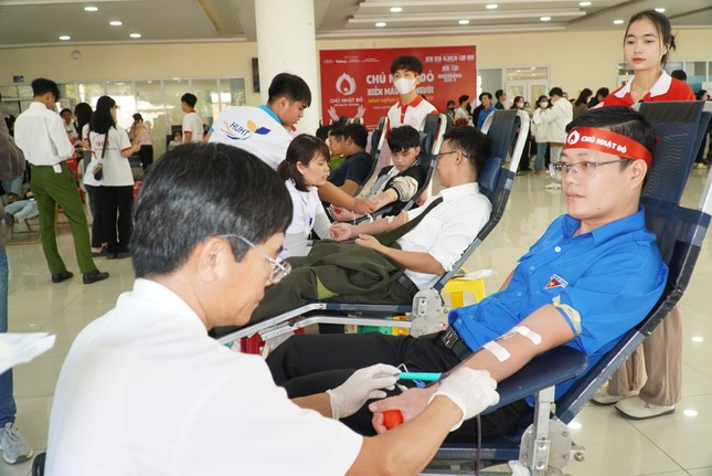Bí thư Tỉnh Đoàn TT-Huế Nguyễn Thanh Hoài trực tiếp hiến máu tình nguyện tại ngày hội. Bí thư Tỉnh Đoàn TT-Huế Nguyễn Thanh Hoài trực tiếp hiến máu tình nguyện tại ngày hội.