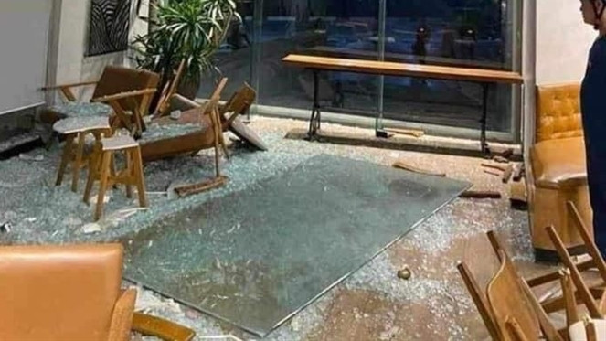 Hiện trường vụ việc.