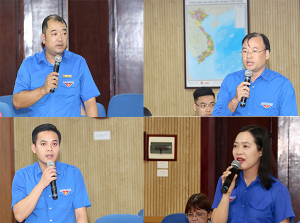 Đại diện các tỉnh Đoàn phát biểu tại hội nghị. Đại diện các tỉnh Đoàn phát biểu tại hội nghị.