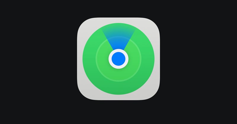 Logo của Find My trên iPhone. (Ảnh: Apple)