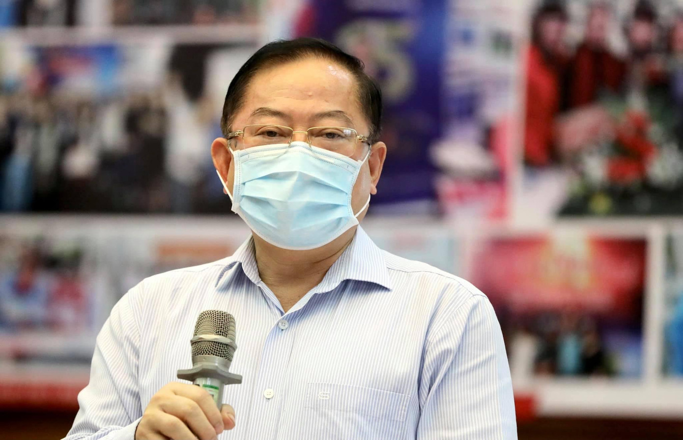 Ông Lê Xuân Sơn - Tổng biên tập báo Tiền Phong phát biểu trong buổi lễ phát động.