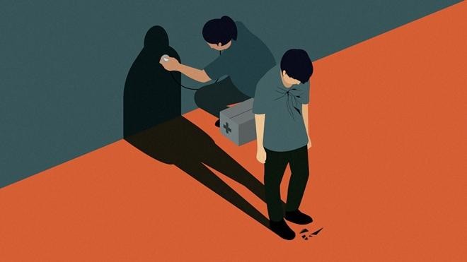 Nhiều bạn trẻ đang dần trở nên ngại giao tiếp, thu mình trong thế giới riêng. (Ảnh minh họa từ Internet)