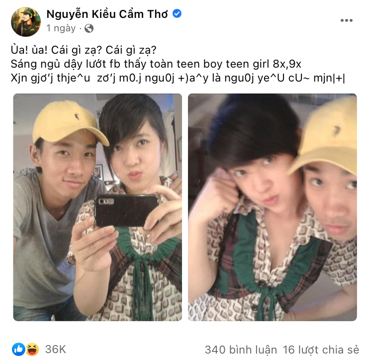 Cô nàng Puka đăng hình chụp cùng &quot;người yêu cũ&quot;.