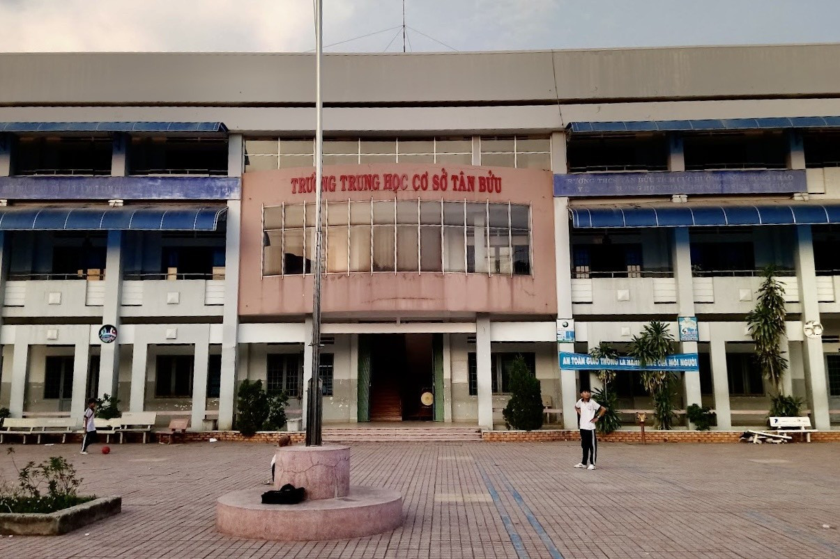 Trường THCS Tân Bửu (phường Bửu Long, TP Biên Hoà) - nơi xảy ra sự việc