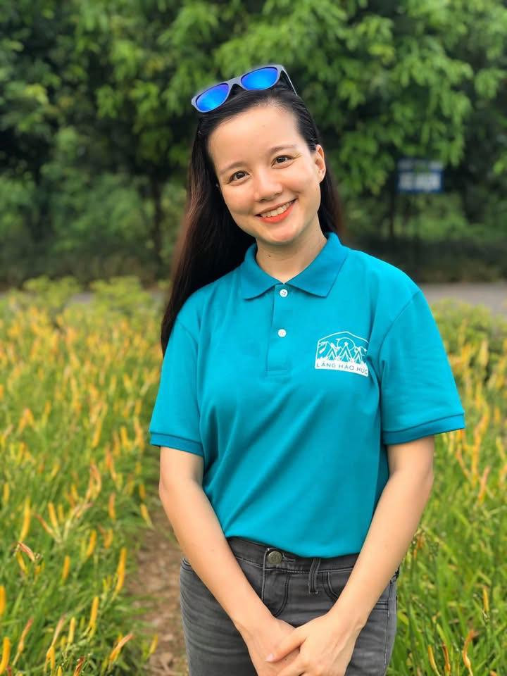 MC Minh Trang - một trong những người sáng lập mô hình trải nghiệm Làng Háo Hức. MC Minh Trang - một trong những người sáng lập mô hình trải nghiệm Làng Háo Hức.