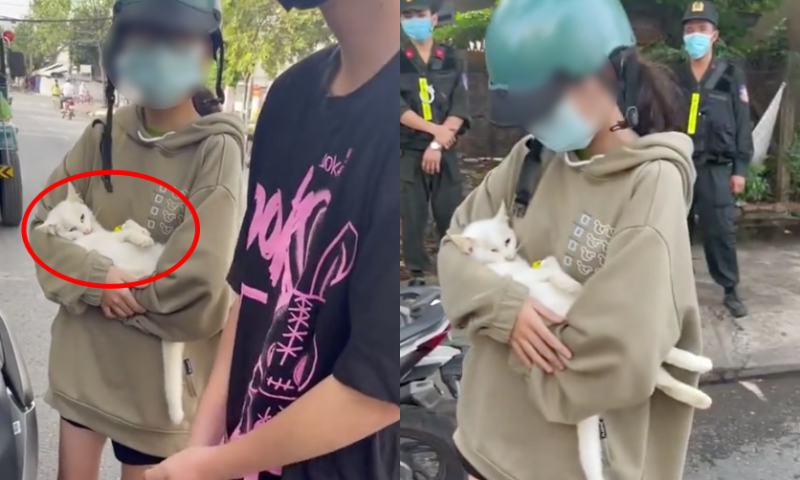 Hai bạn trẻ bị xử phạt vì vi phạm quy định về phòng, chống dịch COVID-19.