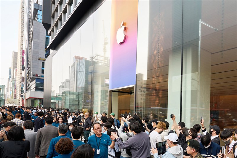 Apple cũng vừa khai trương cửa hàng Apple Store mới tại Gangnam, Hàn Quốc. (Ảnh: Apple) Apple cũng vừa khai trương cửa hàng Apple Store mới tại Gangnam, Hàn Quốc. (Ảnh: Apple)
