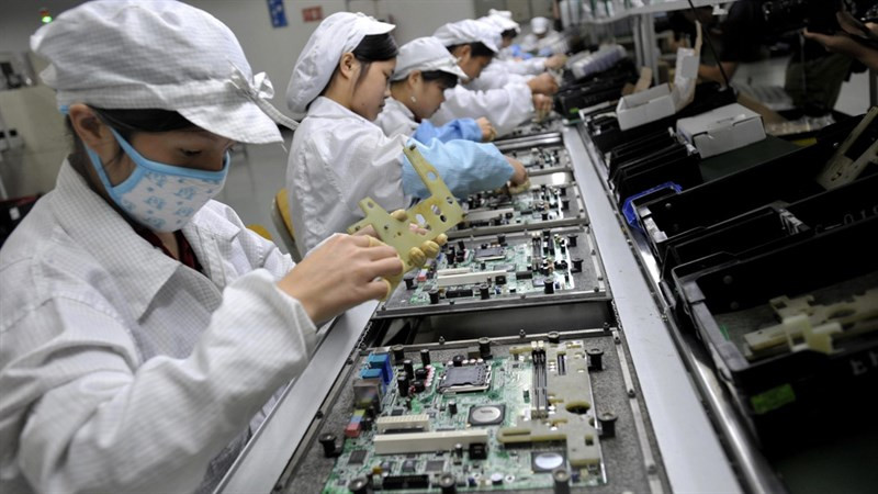 iPhone 15 có thể đã bắt đầu được sản xuất thử tại Foxconn. (Ảnh: Getty Image)