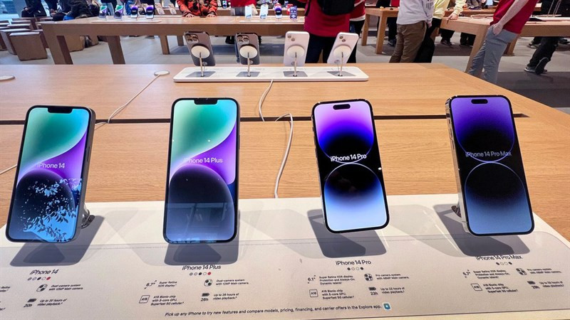 iPhone 14 Series. (Ảnh: Barron&apos;s)