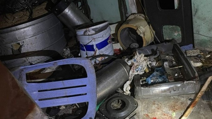 Hiện trường vụ nổ. (Ảnh: Công an cung cấp cho báo chí) Hiện trường vụ nổ. (Ảnh: Công an cung cấp cho báo chí)