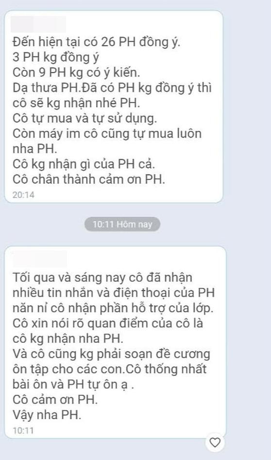 Cô H. tạo bình chọn trên nhóm Zalo cho phụ huynh bỏ phiếu. Theo giải thích của cô H., trong lớp có 38 phụ huynh nhưng nhóm Zalo lên đến 47 người nên cô giáo không biết ai là ai. Cô H. tạo bình chọn trên nhóm Zalo cho phụ huynh bỏ phiếu. Theo giải thích của cô H., trong lớp có 38 phụ huynh nhưng nhóm Zalo lên đến 47 người nên cô giáo không biết ai là ai.