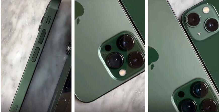 Hình ảnh cắt ra từ video iPhone 13 màu xanh lá mới nhất. Hình ảnh cắt ra từ video iPhone 13 màu xanh lá mới nhất.