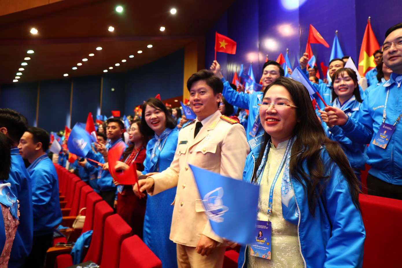 Thanh niên tiêu biểu tham dự đại hội. Thanh niên tiêu biểu tham dự đại hội.