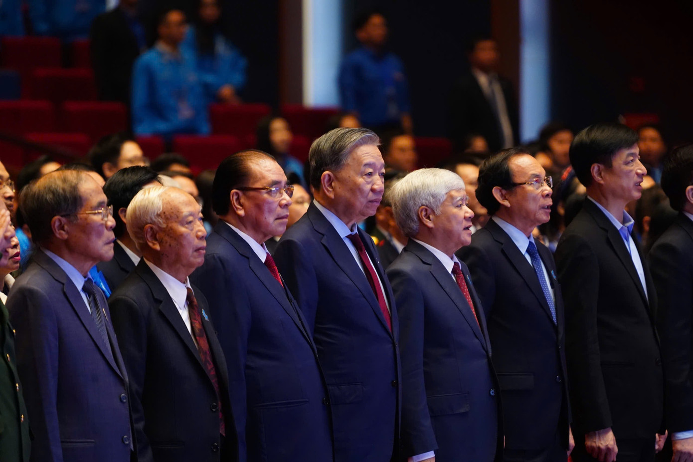 Các đồng chí lãnh đạo tham dự Đại hội. Các đồng chí lãnh đạo tham dự Đại hội.